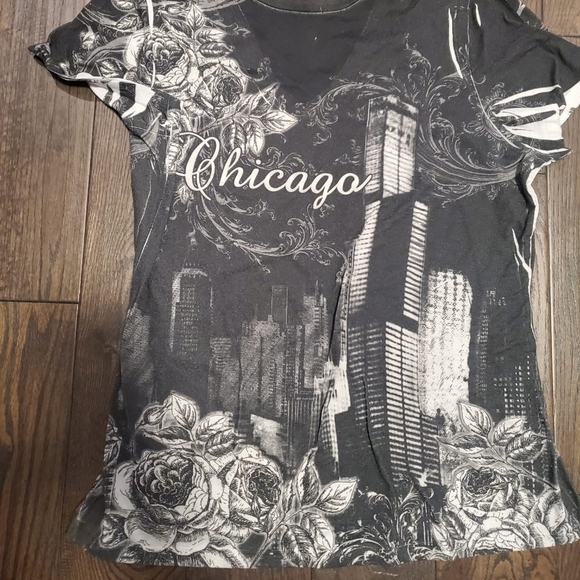 Chicago Big Bang Rhinestone shir - Picture 1 of 7